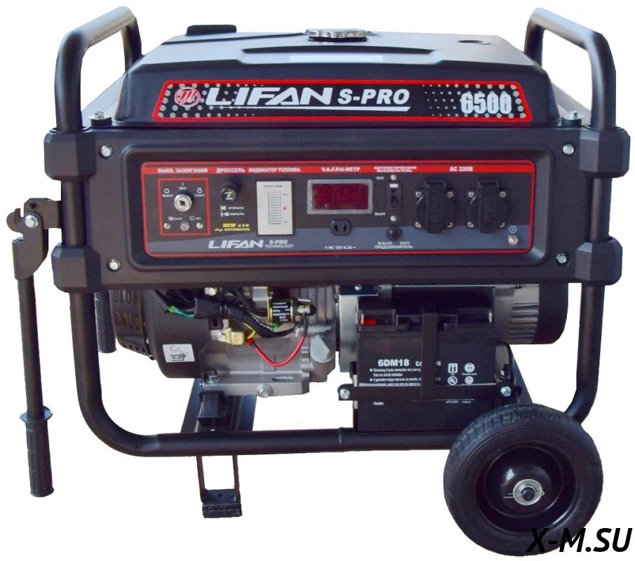 Бензогенератор S-PRO 6500 Бензогенератор S-PRO 6500