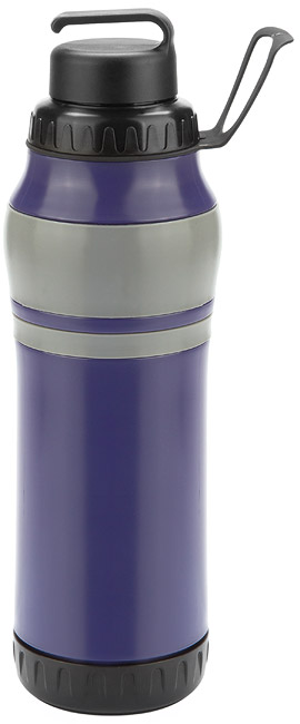 Фляга CB-15092TX 500мл с емкостью для льда полипропилен синяя 550032