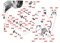 Двигатель снегохода IRBIS Dingo (2016 г.) (часть 4)