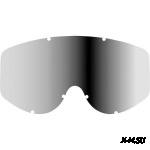 Линзы  80's SGL WKS SCOTT мото clear silver chrome afc б/р