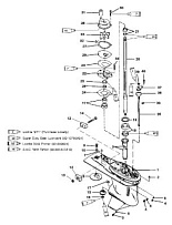 Коробка передач(приводной вал)(60 SEA/MARA/BIG FOOT,3 JAW REV. CLUTCH 1 2-Х ТАКТНОГО ПЛМ MERCURY 60 Серийный номер от 0G290585 до 0G589999