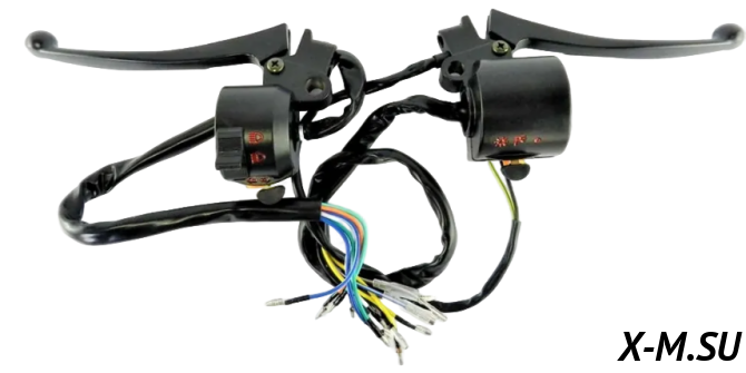 Блоки переключателей (пульты) левый + правый для мопеда ALPHA/ DELTA