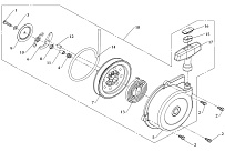 Ручной стартер КВАДРОЦИКЛА STELS ATV 700 GT1