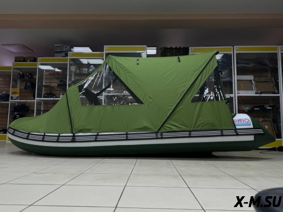 Ходовой комб. (носовой+основной) тент MISHIMO 360 RAPID, RAPID PRO зеленый