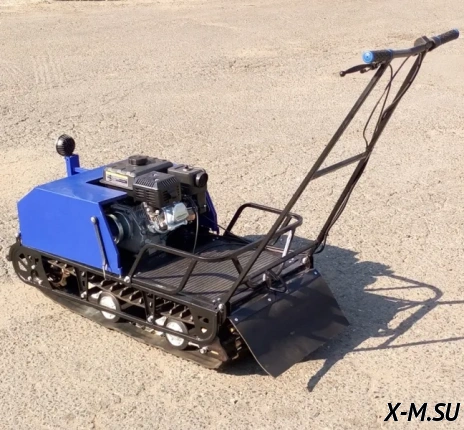 МОТОБУКСИРОВЩИК КОМПАКТНЫЙ ЛИДЕР-СИГМА-2, 8,0+ Л.С., С РЫЧАЖНЫМ ЛЫЖНЫМ МОДУЛЕМ, ВАРИАТОР TAV2-40