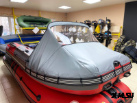 Носовой тент MISHIMO 390 LITE/PRO/LITE DF т.серый