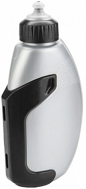 Фляга CB-15086 600мл с креплением на раму полиэтилен. серебристая. LU046151 550033