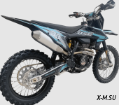 Эндуро / кроссовый мотоцикл BSE T8 Neon Blue (015)