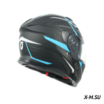 Шлем модуляр HETOSHI FF935 Shogun цв.Черно-сине-белый  р.S