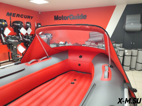 Носовой тент MISHIMO 370 LITE/PRO/LITE DF красный